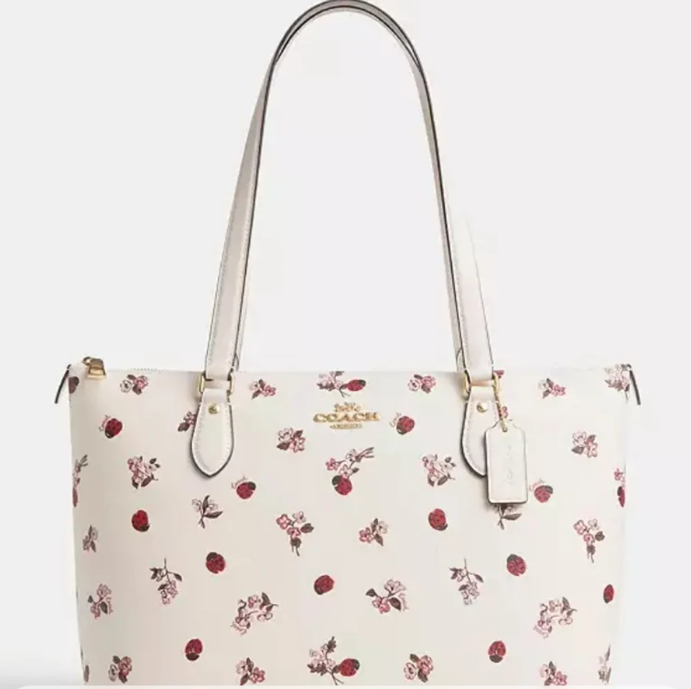 Coach Gallery Ladybud Print Tote